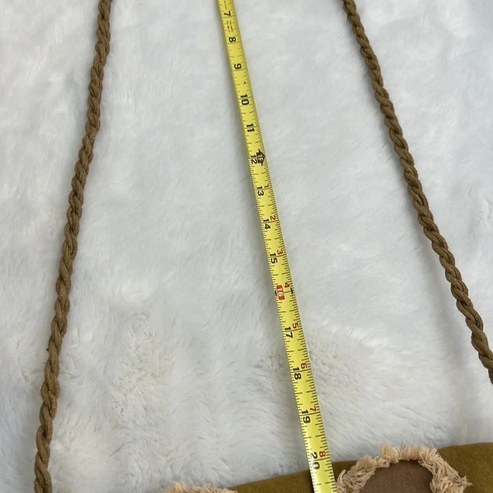 Crosstree lane cotton purse with twisted crossbody strap very boho